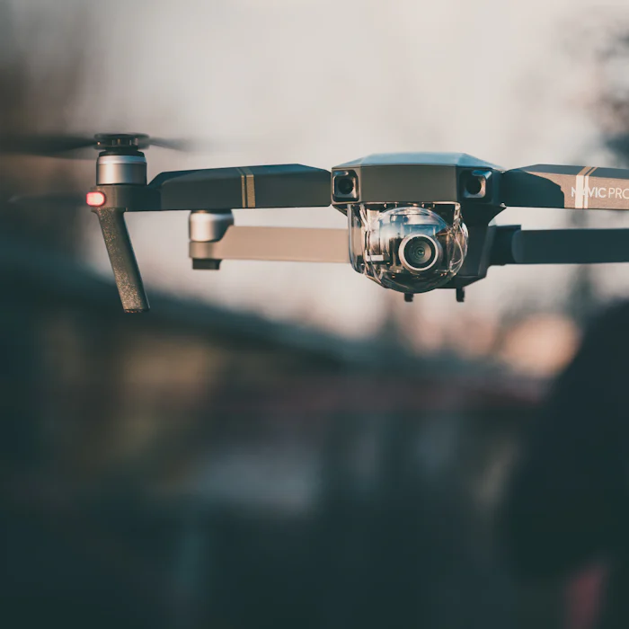 Drone hovering inside a controlled airspace zone