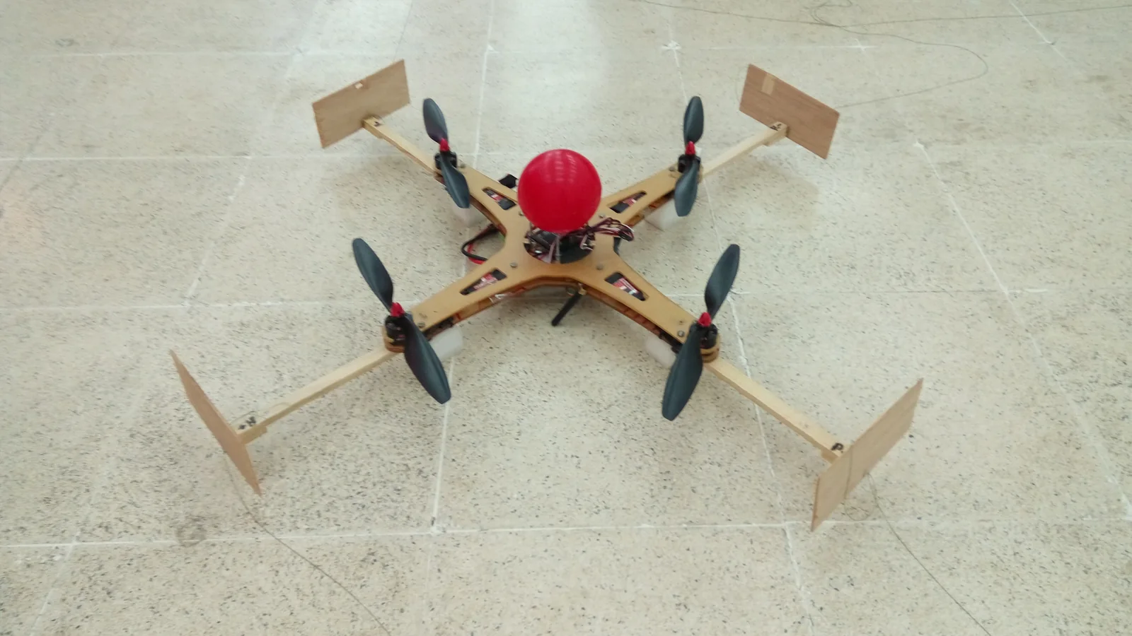 Autonomous quadcopter research platform, representing AI-assisted drone flight planning