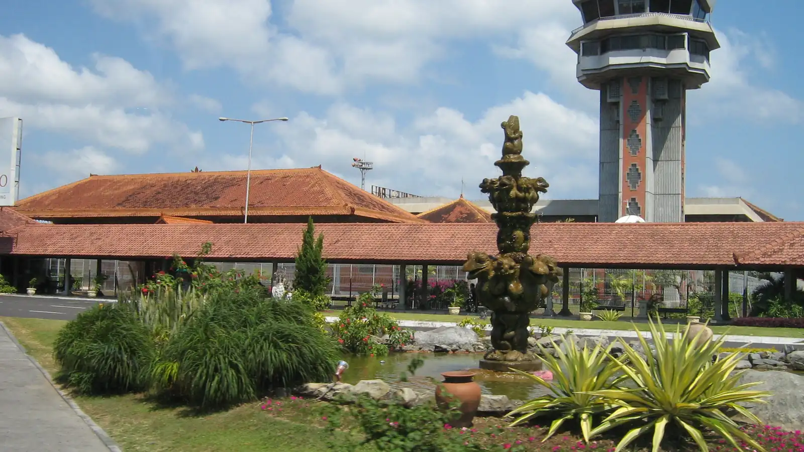 Control tower at Denpasar Ngurah Rai Airport in Bali, which sets local drone safety standards